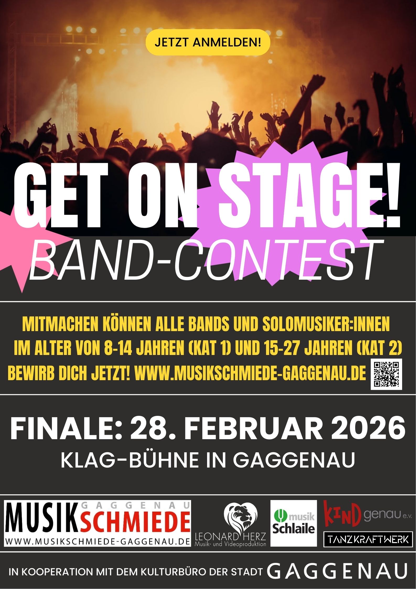 Get on stage Band-Contest Musikschmiede Gaggenau